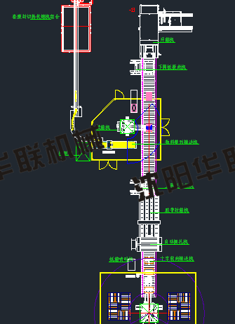 方便面粉絲等桶裝產品的自動包裝生產線方案